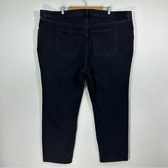 NWT Abercrombie and Fitch Black The ‘90s Straight Ultra High Rise Jeans - Picture 7 of 11